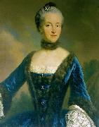 unknow artist Portrait of Maria Josepha of Bavaria oil painting on canvas